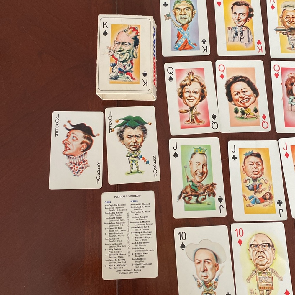 1971 Complete Set of PolitiCards - Picture 5 of 7